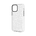 Miniatyrbillede 2 af 4: Silikonetui til iPhone 12 Mini, solid stødsikker beskyttelse 3D Elegant diamantmønster - hvid Vit