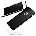 Miniatyrbillede 4 af 4: Sæt hærdet glas + iPhone 8-etui (4,7') Stødsikker silikone TPU Matt Gel Ultra Slim - Sort Svart