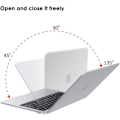 Miniatyrbild 4 av 6: Coque kompatibel med MacBook Air 13 tum M4 A3240 M3 A3113 M2 A2681, Utgiven 2025 2024 2022, Skyddsfodral [A1] Färg: Transparent kristall