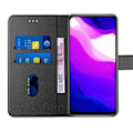 Miniatyrbillede 3 af 4: Etui til Xiaomi Mi10 Lite (6,57") Pakke 2 hærdede briller i praktisk tegnebogsform Magnetisk klap, sort Svart