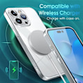 Miniatyrbillede 4 af 4: Etui til iPhone 14 Pro Silver Silikone og 2 glas skærmbeskytter