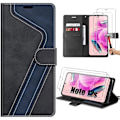 Miniatyrbillede 1 af 4: Coque - E.F.Connection - til Xiaomi Redmi Note 12S Sort - PU Læder - 2 Tempered Glas Svart, Marinblå