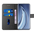 Miniatyrbillede 3 af 4: Etui til Xiaomi Mi10 (6,67") Pakke med 2 Hærdet glas, sort tegnebog Anti-ridse stabil Elegant sort Svart