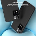 Miniatyrbillede 3 af 4: Etui til Redmi Note 11 Pro, sort silikonebeskyttelse + 2 hærdede skærmbriller