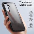 Miniatyrbillede 2 af 4: Beskyttelseshylster - E.F.CONNECTION - Xiaomi Redmi A1-A2 - Semi-stift - Silikone - PC Svart