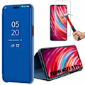 Miniatyrbillede 1 af 4: Beskyttelsesskal - E.F.CONNECTION - Redmi Note 8Pro - Forstærket Kant - Spejleffekt - Blå blå