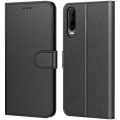 Miniatyrbillede 2 af 4: Etui til Huawei P30 (6,1") Sort tegnebog Anti-ridsestabil Elegant Sort Svart