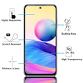 Miniatyrbillede 2 af 4: VCOMP® til Xiaomi Redmi Note 10 5G 6,5": Parti - Pakke med 3 farvede fuldskærms skærmbeskyttere af hærdet glas - SORT SVART