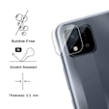 Miniatyrbild 2 av 4: Set med 2 kameraskydd i härdat glas för realme C20 Transparent