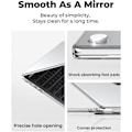 Miniatyrbillede 5 af 6: Coque Kompatibel med MacBook Air 13,6 Tommer M2 M3 M4 (A2681 A3113 A3240) 2025 2024 2022 Mac 13 Hard Case Färg: Klar Kristall