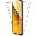 Miniatyrbild 1 av 4: Helkroppsfodral för Xiaomi Redmi Note 13 5G (ej för 4G) Stötsäkert Anti-Rep Transparent Skydd