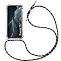 Miniatyrbillede 1 af 4: Beskyttelsescover - E.F.CONNECTION - Xiaomi Mi 11 - Fleksibel - Ridsefast - Sort Transparent-svart
