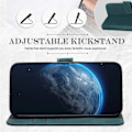 Miniatyrbild 2 av 4: Coque för Xiaomi Redmi Note 13 5G - E.F.CONNECTION - Etui i PU-läder med kortfack - Nattgrön Midnattsgrönt