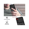 Miniatyrbillede 4 af 4: Pakke med 2 hærdet glas + etui til Redmi 9A (6,53") sort tyk anti-ridse hård stødsikker Army Style Svart