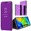 Miniatyrbillede 1 af 4: Beskyttelsesetui til Redmi Note 9 - E.F. CONNECTION - Solid Anti-Shock Mirror Effect - Lilla lila