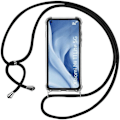 Miniatyrbillede 1 af 4: Beskyttelsesskal - E.F.CONNECTION - Xiaomi Mi 11 Lite - Blød TPU - Transparent - Sort snor Transparent-svart
