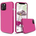 Miniatyrbillede 4 af 4: Silikoncover - Fransk sælger - iPhone 12 Pro Max - Fuchsiah - Stødresistent - Kradsikker Fuchsia