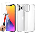 Miniatyrbillede 1 af 4: Coque til iPhone 12 Pro Max - E.F.CONNECTION - Gennemsigtig - Ridseresistent - Stødabsorberende - Tempereret glas Transparent