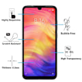 Miniatyrbillede 2 af 4: Vcomp - Til Xiaomi Redmi Note 7 - Redmi Note 7 Pro 6.3": 1 farve hærdet glas skærmbeskytter - SORT