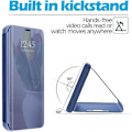 Miniatyrbillede 3 af 4: Beskyttelseshætte til iPhone 12 Mini - E.F.CONNECTION - Stiv Hætte - Blå - Indbygget skærmstøtte - 2 hærdede glas Blå
