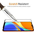 Miniatyrbild 3 av 4: Helhärdat glas för Xiaomi Redmi 10C - E.F.CONNECTION - Paket med 2 svarta antispårglasögon Transparent med svart kant