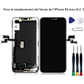 Miniatyrbillede 1 af 4: OLED Touch Screen til iPhone XS Max erstatningsglas 3D Touch Screen Display med komplet reparationsværktøjssæt (6.5