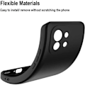 Miniatyrbillede 2 af 4: Beskyttelseskappe - E.F.CONNECTION - til Xiaomi Mi 11 - Blødt Silikone - Ultra Tynd - Sort Svart