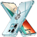 Miniatyrbillede 1 af 4: Coque - Xiaomi - Redmi Note 13 5G - Transparent - Rotérende 360° - Stødabsorberende Transparent
