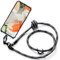 Miniatyrbillede 1 af 4: Coque Bandoulière - Google - Pixel 9 Pro XL - Fleksibel - Silikone - Grå Grå
