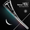 Miniatyrbillede 4 af 4: VCOMP® til Xiaomi Redmi 9T- 9 Power 6,53": UltraSlim Gel Silikone Cover og perfekt pasform - TRANSPARENT VIT