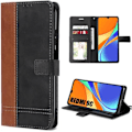 Miniatyrbillede 1 af 4: Etui til Xiaomi Redmi 9C - 10A beskyttelse anti-ridse PU læder - brun-sort
