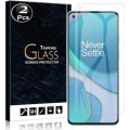 Miniatyrbillede 1 af 4: Skærmbeskyttelsesglas til OnePlus 8T Ubrydeligt hærdet glas sæt af [X2] hærdet glas