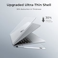 Miniatyrbillede 2 af 6: Ultra Tynd og Transparent Cover Kompatibel med MacBook Air 15 Tommer M4 M3 M2 med Touch ID, 2025 2024 2023 A3241 A2941 A3114 Färg: Färglös kristall