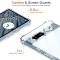Miniatyrbild 3 av 4: Coque - Google - Pixel 7a - TPU Antichock - Transparent - Förstärkt hörnskydd Transparent