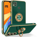 Miniatyrbillede 1 af 4: Ringetui til Xiaomi Redmi 10A - Redmi 9C Beskyttelse Elegant stødsikker blød TPU Midnight Green