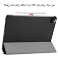 Miniatyrbillede 2 af 4: iPad Pro 12.9 2020 Cover - MÆRKE - Ultra-Tynd - Multi-Vinkel Støtte - PU Læder - Sort svart