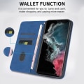 Miniatyrbild 2 av 4: Coque - OPPO - Find X5 - Syntetiskt Läder - Marinblå - Mönster Mosaik marinblå
