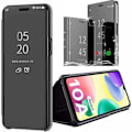 Miniatyrbild 1 av 4: Fodral för Redmi 10A Smart Fodral 360-graders skyddsspegeleffekt Svart