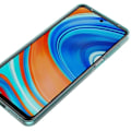 Miniatyrbild 3 av 4: Fodral för Redmi Note 9 Pro (6,67 tum) högresistent silikon anti-chock + härdat glas Transparent