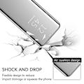 Miniatyrbild 2 av 4: Xiaomi Redmi Note 9S Fodral, Stötsäkert Slim Folio Mirror Fodral med robust skyddsstativ för Xiaomi Redmi Note 9S, Silver Pengar