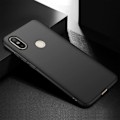 Miniatyrbild 4 av 4: Skyddsskal för Xiaomi Mi 8 - E.F.CONNECTION - Mjukt Matt Svart - Inkluderar 2 Härdat Glas Svart