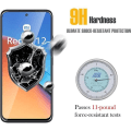 Miniatyrbillede 4 af 4: Hærdet glas til Xiaomi Redmi 12 5G-4G - Nem installation Anti-ridsefast pakke med 2 (ikke til Redmi Note 12) Transparent