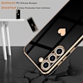 Miniatyrbillede 4 af 6: Coque til Xiaomi 15 Ultra, med Hjerte Mønster Anti-Ridse Blød TPU Sort + 2 Temperede Glas Svart
