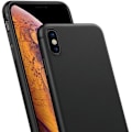 Miniatyrbillede 1 af 4: iPhone XS silikone TPU etui [Mat sort] [Ultra Slim] til iPhone XS/X