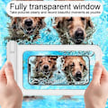 Miniatyrbillede 4 af 4: Vandtæt etui til iPhone 11 Pro Max XS X XR 8 Plus 7 Plus 6s Plus - Pack-2 Vandtæt etui Halvtransparent