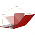 Miniatyrbild 3 av 6: Skydd för MacBook Air 13 Tum 2025 2024 2022 M4 M3 M2, Stöttålig Halkfri Hård Matt Effekt - Röd Röd