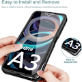 Miniatyrbillede 4 af 4: Taske til Xiaomi Redmi A3 Fuld beskyttelse For- og bagside Dobbeltsidet Sort Svart