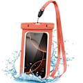 Miniatyrbillede 1 af 6: Vandtæt taske til iPhone 16 Pro 16e 16 Plus 15 Pro 14 Plus 14 Pro 13 12 11 XS XR SE 8 7 6, Vandbeskyttelse IPX8 - Orange Orange