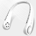 Miniatyrbillede 1 af 4: Bærbar blæser halsmonteret blæser USB Justerbar blæserløs hjulventilator udendørs sport