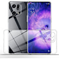 Miniatyrbild 1 av 4: Fodral för OPPO Find X5 Pro Transparent, mjukt skyddande silikon stötsäkert Transparent
